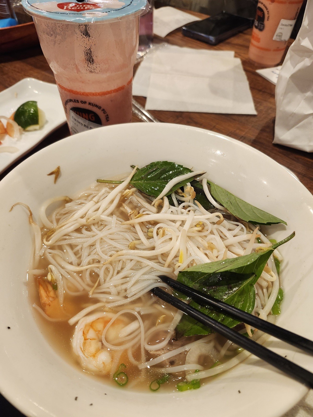 20260425-1626181.jpg {A pho bowl with shrimp and beef balls}